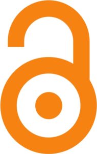 The Open Access an orange open lock symbol.